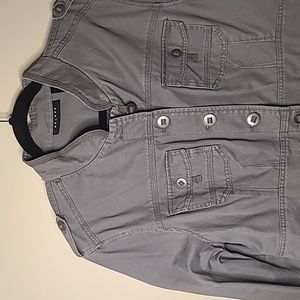 Access Military Style Steel Gray Jacket - XL